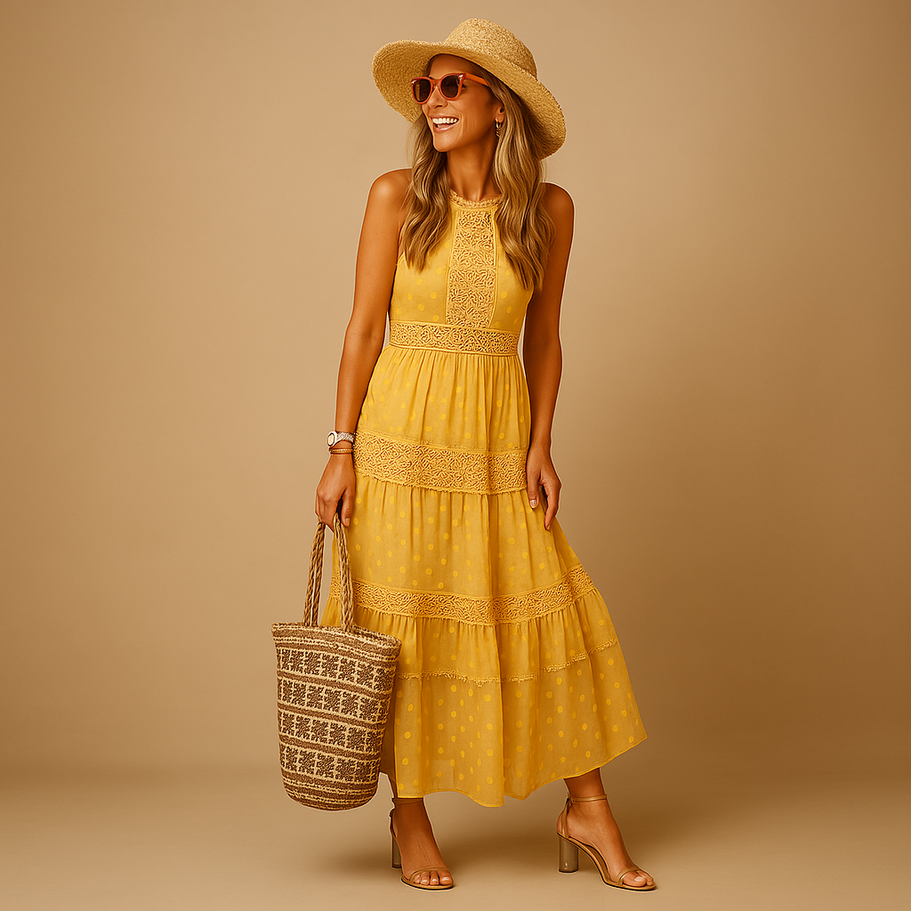 Ariana | Boho zomerjurk met ibiza -stijl voor vrouwen-5