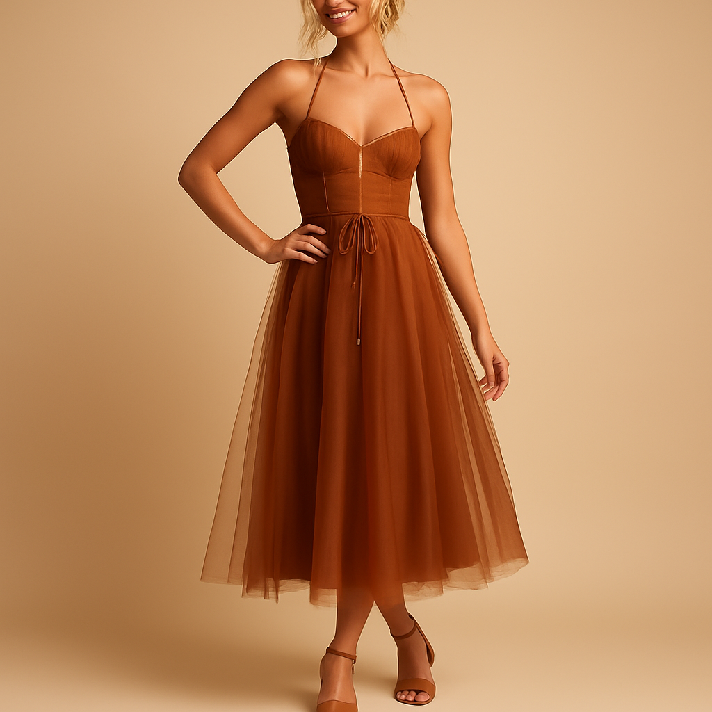 Variant image for Elegant chiffon maxi jurk voor formele gelegenheden | Amelia-9