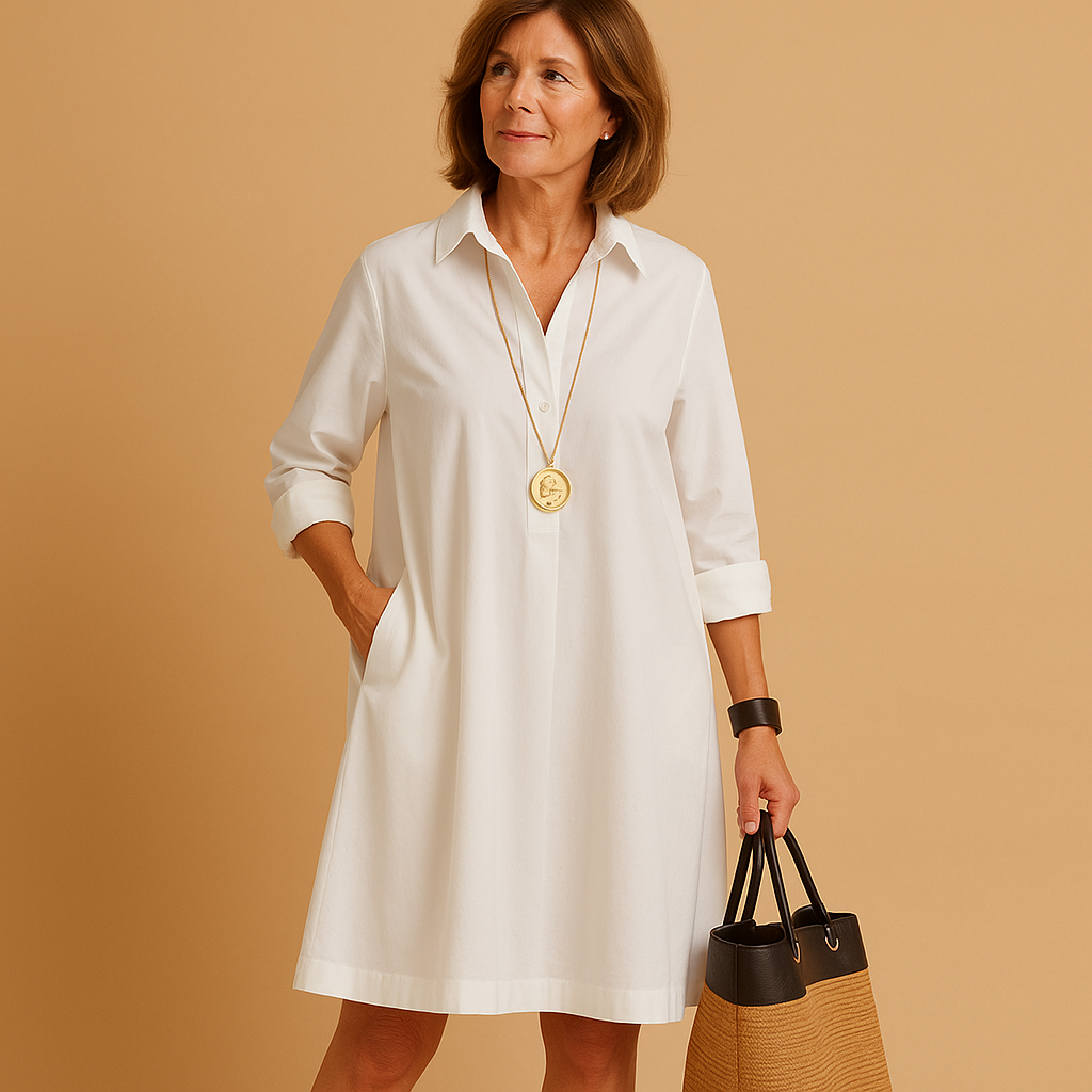 Variant image for Ademende Stretch Polo-Jurk voor Vrouwen | Harper-13