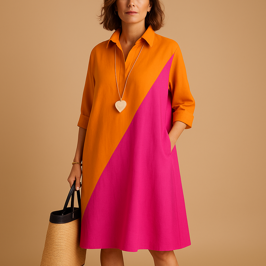 Variant image for Ademende Stretch Polo-Jurk voor Vrouwen | Harper-19