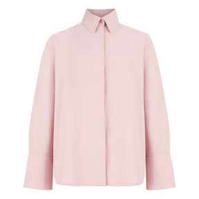 Pink shirt against white background 1