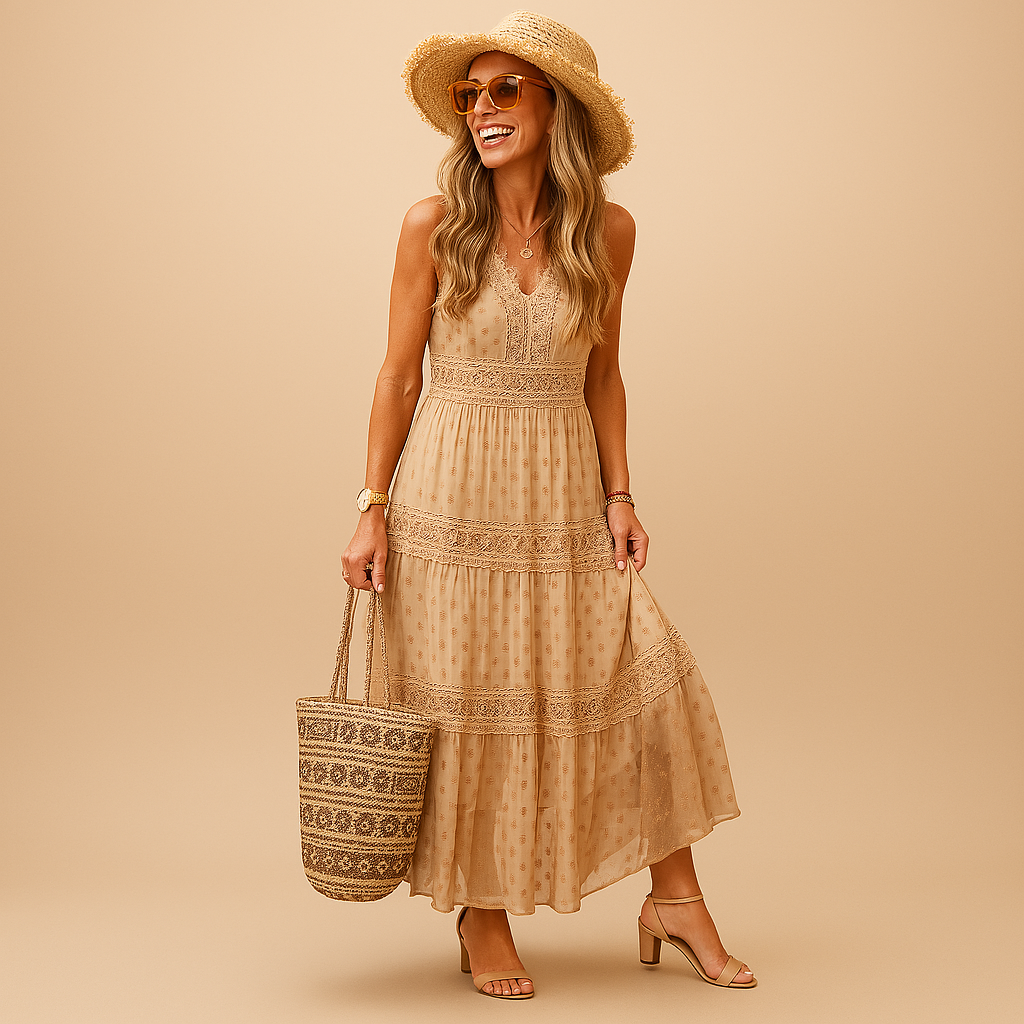  Ariana | Boho zomerjurk met ibiza -stijl voor vrouwen-2