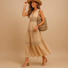  Ariana | Boho zomerjurk met ibiza -stijl voor vrouwen-3
