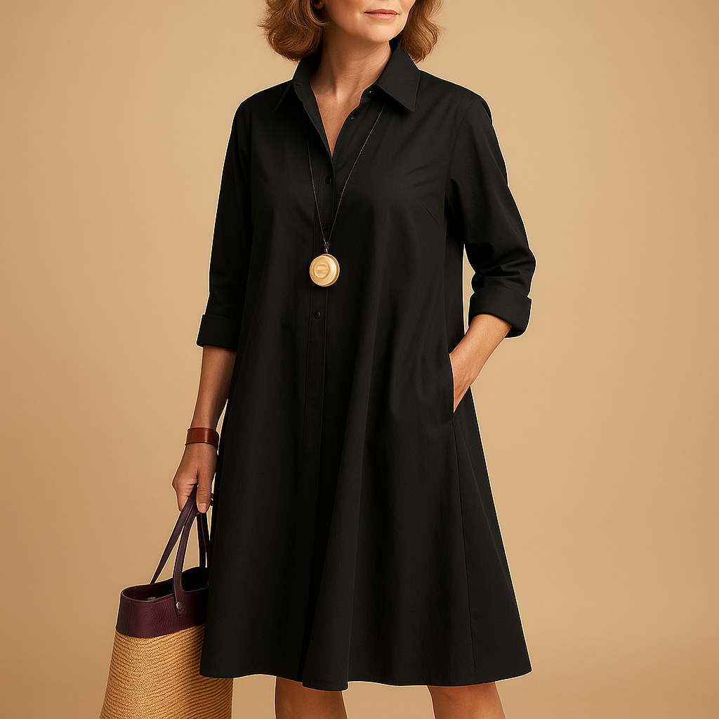 Ademende Stretch Polo-Jurk voor Vrouwen | Harper-2